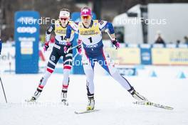 29.12.2018, Toblach, Italy (ITA): Sadie Bjornsen (USA), Ingvild Flugstad Oestberg (NOR), (l-r)  - FIS world cup cross-country, tour de ski, individual sprint, Toblach (ITA). www.nordicfocus.com. © Modica/NordicFocus. Every downloaded picture is fee-liable.