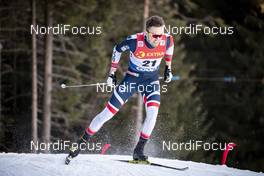 29.12.2018, Toblach, Italy (ITA): Emil Iversen (NOR) - FIS world cup cross-country, tour de ski, individual sprint, Toblach (ITA). www.nordicfocus.com. © Modica/NordicFocus. Every downloaded picture is fee-liable.