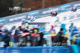 29.12.2018, Toblach, Italy (ITA): Richard Jouve (FRA), Oskar Svensson (SWE), (l-r)  - FIS world cup cross-country, tour de ski, individual sprint, Toblach (ITA). www.nordicfocus.com. © Modica/NordicFocus. Every downloaded picture is fee-liable.