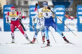 29.12.2018, Toblach, Italy (ITA): Laurien Van Der Graaff (SUI), Natalia Nepryaeva (RUS), (l-r)  - FIS world cup cross-country, tour de ski, individual sprint, Toblach (ITA). www.nordicfocus.com. © Modica/NordicFocus. Every downloaded picture is fee-liable.