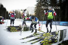 29.12.2018, Toblach, Italy (ITA): Austrian Technicians with Fischer   - FIS world cup cross-country, tour de ski, individual sprint, Toblach (ITA). www.nordicfocus.com. © Modica/NordicFocus. Every downloaded picture is fee-liable.