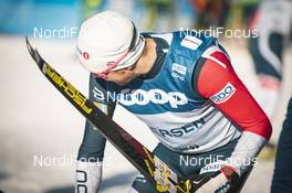 28.12.2018, Toblach, Italy (ITA): Emil Iversen (NOR) - FIS world cup cross-country, tour de ski, training, Toblach (ITA). www.nordicfocus.com. © Modica/NordicFocus. Every downloaded picture is fee-liable.