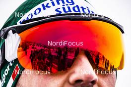 13.02.2019, Soldier Hollow, United States of America (USA): Event Feature: reflection of the Soldier Hollow venue in Dominik Windisch's (ITA) glasses -  IBU world cup biathlon, training, Soldier Hollow (USA). www.nordicfocus.com. © Manzoni/NordicFocus. Every downloaded picture is fee-liable.