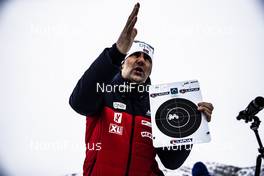 13.02.2019, Soldier Hollow, United States of America (USA): Siegfried Mazet (FRA) coach team Norway -  IBU world cup biathlon, training, Soldier Hollow (USA). www.nordicfocus.com. © Manzoni/NordicFocus. Every downloaded picture is fee-liable.