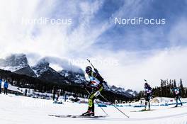 08.02.2019, Canmore, Canada (CAN): Vanessa Hinz (GER) -  IBU world cup biathlon, relay women, Canmore (CAN). www.nordicfocus.com. © Manzoni/NordicFocus. Every downloaded picture is fee-liable.