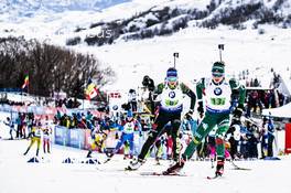 17.02.2019, Soldier Hollow, United States of America (USA): Franziska Preuss (GER), Dorothea Wierer (ITA), (l-r) -  IBU world cup biathlon, single mixed relay, Soldier Hollow (USA). www.nordicfocus.com. © Manzoni/NordicFocus. Every downloaded picture is fee-liable.