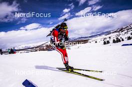 16.02.2019, Soldier Hollow, United States of America (USA): Julian Eberhard (AUT) -  IBU world cup biathlon, pursuit men, Soldier Hollow (USA). www.nordicfocus.com. © Manzoni/NordicFocus. Every downloaded picture is fee-liable.