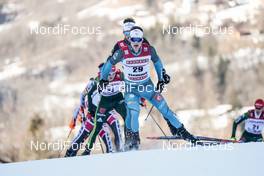 12.01.2018, Val di Fiemme, Italy (ITA): Antoine Gerard (FRA) - FIS world cup nordic combined, individual gundersen HS134/10km, Val di Fiemme (ITA). www.nordicfocus.com. © Modica/NordicFocus. Every downloaded picture is fee-liable.