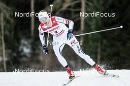 12.01.2018, Val di Fiemme, Italy (ITA): Joergen Graabak (NOR) - FIS world cup nordic combined, individual gundersen HS134/10km, Val di Fiemme (ITA). www.nordicfocus.com. © Modica/NordicFocus. Every downloaded picture is fee-liable.