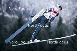 12.01.2018, Val di Fiemme, Italy (ITA): Lukas Greiderer (AUT) - FIS world cup nordic combined, individual gundersen HS134/10km, Val di Fiemme (ITA). www.nordicfocus.com. © Modica/NordicFocus. Every downloaded picture is fee-liable.