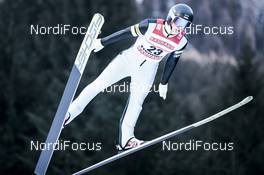 12.01.2018, Val di Fiemme, Italy (ITA): Kristjan Ilves (EST) - FIS world cup nordic combined, individual gundersen HS134/10km, Val di Fiemme (ITA). www.nordicfocus.com. © Modica/NordicFocus. Every downloaded picture is fee-liable.