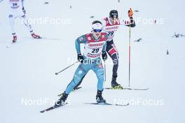 12.01.2018, Val di Fiemme, Italy (ITA): Antoine Gerard (FRA) - FIS world cup nordic combined, individual gundersen HS134/10km, Val di Fiemme (ITA). www.nordicfocus.com. © Modica/NordicFocus. Every downloaded picture is fee-liable.
