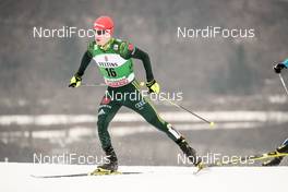14.01.2018, Val di Fiemme, Italy (ITA): Manuel Faisst (GER) - FIS world cup nordic combined, individual gundersen HS134/10km, Val di Fiemme (ITA). www.nordicfocus.com. © Modica/NordicFocus. Every downloaded picture is fee-liable.