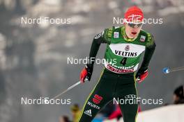 14.01.2018, Val di Fiemme, Italy (ITA): Vinzenz Geiger (GER) - FIS world cup nordic combined, individual gundersen HS134/10km, Val di Fiemme (ITA). www.nordicfocus.com. © Modica/NordicFocus. Every downloaded picture is fee-liable.