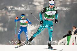 14.01.2018, Val di Fiemme, Italy (ITA): Antoine Gerard (FRA) - FIS world cup nordic combined, individual gundersen HS134/10km, Val di Fiemme (ITA). www.nordicfocus.com. © Modica/NordicFocus. Every downloaded picture is fee-liable.
