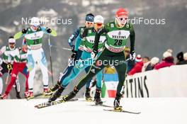 14.01.2018, Val di Fiemme, Italy (ITA): Eric Frenzel (GER) - FIS world cup nordic combined, individual gundersen HS134/10km, Val di Fiemme (ITA). www.nordicfocus.com. © Modica/NordicFocus. Every downloaded picture is fee-liable.