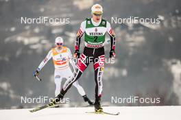 14.01.2018, Val di Fiemme, Italy (ITA): Mario Seidl (AUT) - FIS world cup nordic combined, individual gundersen HS134/10km, Val di Fiemme (ITA). www.nordicfocus.com. © Modica/NordicFocus. Every downloaded picture is fee-liable.