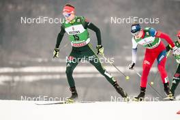 14.01.2018, Val di Fiemme, Italy (ITA): Fabian Riessle (GER) - FIS world cup nordic combined, individual gundersen HS134/10km, Val di Fiemme (ITA). www.nordicfocus.com. © Modica/NordicFocus. Every downloaded picture is fee-liable.