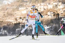 13.01.2018, Val di Fiemme, Italy (ITA): Mikko Kokslien (NOR) - FIS world cup nordic combined, team sprint HS134/2x7.5km, Val di Fiemme (ITA). www.nordicfocus.com. © Modica/NordicFocus. Every downloaded picture is fee-liable.