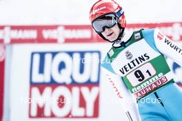 13.01.2018, Val di Fiemme, Italy (ITA): Vinzenz Geiger (GER) - FIS world cup nordic combined, team sprint HS134/2x7.5km, Val di Fiemme (ITA). www.nordicfocus.com. © Modica/NordicFocus. Every downloaded picture is fee-liable.