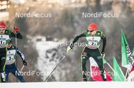 13.01.2018, Val di Fiemme, Italy (ITA): Johannes Rydzek (GER) - FIS world cup nordic combined, team sprint HS134/2x7.5km, Val di Fiemme (ITA). www.nordicfocus.com. © Modica/NordicFocus. Every downloaded picture is fee-liable.