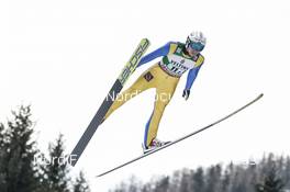 13.01.2018, Val di Fiemme, Italy (ITA): Ernest Yahin (RUS) - FIS world cup nordic combined, team sprint HS134/2x7.5km, Val di Fiemme (ITA). www.nordicfocus.com. © Modica/NordicFocus. Every downloaded picture is fee-liable.