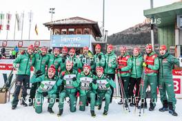 13.01.2018, Val di Fiemme, Italy (ITA): Team Germany   - FIS world cup nordic combined, team sprint HS134/2x7.5km, Val di Fiemme (ITA). www.nordicfocus.com. © Modica/NordicFocus. Every downloaded picture is fee-liable.