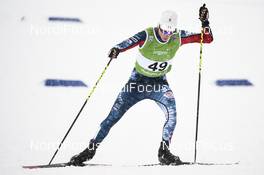 20.01.2018, Chaux-Neuve, France (FRA): Stephen Schumann (USA) - FIS world cup nordic combined, individual gundersen HS118/10km, Chaux-Neuve (FRA). www.nordicfocus.com. © Thibaut/NordicFocus. Every downloaded picture is fee-liable.