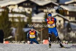 26.01.2018, Seefeld, Austria (AUT): Karl-August Tiirmaa (EST) - FIS world cup nordic combined, individual gundersen HS109/5km, Seefeld (AUT). www.nordicfocus.com. © Thibaut/NordicFocus. Every downloaded picture is fee-liable.