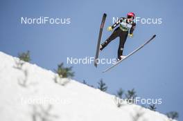 04.03.2018, Lahti, Finland (FIN): Francois Braud (FRA) - FIS world cup nordic combined, individual gundersen HS130/10km, Lahti (FIN). www.nordicfocus.com. © Modica/NordicFocus. Every downloaded picture is fee-liable.