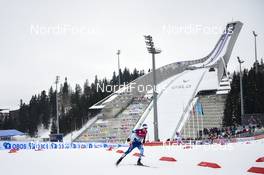 10.03.2018, Oslo, Norway (NOR): Bryan Fletcher (USA) - FIS world cup nordic combined, individual gundersen HS134/10km, Oslo (NOR). www.nordicfocus.com. © Thibaut/NordicFocus. Every downloaded picture is fee-liable.