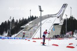 10.03.2018, Oslo, Norway (NOR): Lukas Klapfer (AUT) - FIS world cup nordic combined, individual gundersen HS134/10km, Oslo (NOR). www.nordicfocus.com. © Thibaut/NordicFocus. Every downloaded picture is fee-liable.