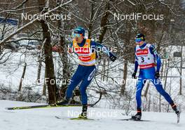 17.03.2018, Klingenthal, Germany (GER): (l-r)  - FIS world cup nordic combined, individual gundersen HS140/10km, Klingenthal (GER). www.nordicfocus.com. © Volk/NordicFocus. Every downloaded picture is fee-liable.