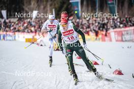 25.03.2018, Schonach, Germany (GER): Eric Frenzel (GER) - FIS world cup nordic combined, individual gundersen HS106/15km, Schonach (GER). www.nordicfocus.com. © Modica/NordicFocus. Every downloaded picture is fee-liable.