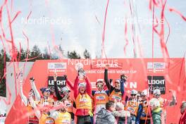 25.03.2018, Schonach, Germany (GER): Norway   - FIS world cup nordic combined, individual gundersen HS106/15km, Schonach (GER). www.nordicfocus.com. © Modica/NordicFocus. Every downloaded picture is fee-liable.