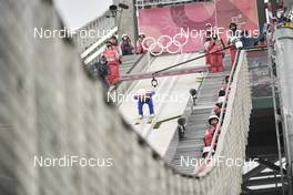 14.02.2018, Pyeongchang, Korea (KOR): Lukas Runggaldier (ITA) - XXIII. Olympic Winter Games Pyeongchang 2018, nordic combined, individual gundersen HS109/10km, Pyeongchang (KOR). www.nordicfocus.com. © Thibaut/NordicFocus. Every downloaded picture is fee-liable.