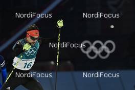 14.02.2018, Pyeongchang, Korea (KOR): Fabian Riessle (GER) - XXIII. Olympic Winter Games Pyeongchang 2018, nordic combined, individual gundersen HS109/10km, Pyeongchang (KOR). www.nordicfocus.com. © Thibaut/NordicFocus. Every downloaded picture is fee-liable.