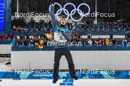 14.02.2018, Pyeongchang, Korea (KOR): Eric Frenzel (GER) - XXIII. Olympic Winter Games Pyeongchang 2018, nordic combined, individual gundersen HS109/10km, Pyeongchang (KOR). www.nordicfocus.com. © Thibaut/NordicFocus. Every downloaded picture is fee-liable.
