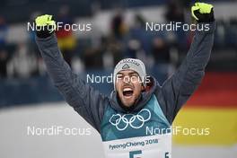 20.02.2018, Pyeongchang, Korea (KOR): Johannes Rydzek (GER) - XXIII. Olympic Winter Games Pyeongchang 2018, nordic combined, individual gundersen HS140/10km, Pyeongchang (KOR). www.nordicfocus.com. © Thibaut/NordicFocus. Every downloaded picture is fee-liable.