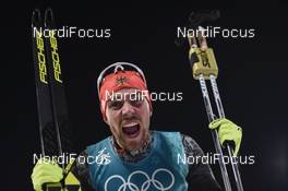 20.02.2018, Pyeongchang, Korea (KOR): Johannes Rydzek (GER) - XXIII. Olympic Winter Games Pyeongchang 2018, nordic combined, individual gundersen HS140/10km, Pyeongchang (KOR). www.nordicfocus.com. © Thibaut/NordicFocus. Every downloaded picture is fee-liable.