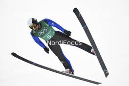 22.02.2018, Pyeongchang, Korea (KOR): Jason Lamy Chappuis (FRA) - XXIII. Olympic Winter Games Pyeongchang 2018, nordic combined, team HS140/4x5km, Pyeongchang (KOR). www.nordicfocus.com. © Thibaut/NordicFocus. Every downloaded picture is fee-liable.
