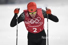 22.02.2018, Pyeongchang, Korea (KOR): Vinzenz Geiger (GER) - XXIII. Olympic Winter Games Pyeongchang 2018, nordic combined, team HS140/4x5km, Pyeongchang (KOR). www.nordicfocus.com. © Thibaut/NordicFocus. Every downloaded picture is fee-liable.