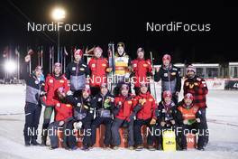 24.11.2018, Ruka, Finland (FIN): Team Aut (l-r)  - FIS world cup nordic combined, individual gundersen HS142/10km, Ruka (FIN). www.nordicfocus.com. © Modica/NordicFocus. Every downloaded picture is fee-liable.