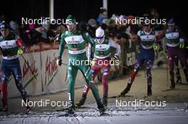 24.11.2018, Ruka, Finland (FIN): Raffaele Buzzi (ITA), Adam Cieslar (POL), (l-r)  - FIS world cup nordic combined, individual gundersen HS142/10km, Ruka (FIN). www.nordicfocus.com. © Modica/NordicFocus. Every downloaded picture is fee-liable.