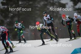 30.11.2018, Lillehammer, Norway (NOR): Alessandro  Pittin (ITA), Vinzenz  Geiger (GER) - FIS world cup nordic combined, individual gundersen HS98/5km, Lillehammer (NOR). www.nordicfocus.com. © Tumashov /NordicFocus. Every downloaded picture is fee-liable.