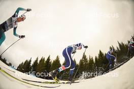 01.12.2018, Lillehammer, Norway (NOR): Wille Karhumaa (FIN), Laurent Muhlethaler (FRA) - FIS world cup nordic combined, individual gundersen HS98/10km, Lillehammer (NOR). www.nordicfocus.com. © Tumashov/NordicFocus. Every downloaded picture is fee-liable.