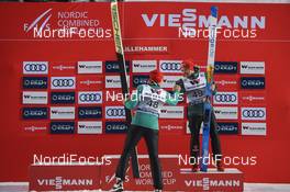 01.12.2018, Lillehammer, Norway (NOR): Eric Frenzel (GER), Fabian Riessle (GER) - FIS world cup nordic combined, individual gundersen HS98/10km, Lillehammer (NOR). www.nordicfocus.com. © Tumashov/NordicFocus. Every downloaded picture is fee-liable.