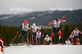 01.12.2018, Lillehammer, Norway (NOR): Manuel Faisst (GER), Lukas Greiderer (AUT) - FIS world cup nordic combined, individual gundersen HS98/10km, Lillehammer (NOR). www.nordicfocus.com. © Tumashov/NordicFocus. Every downloaded picture is fee-liable.