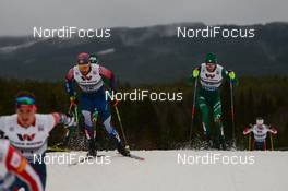 01.12.2018, Lillehammer, Norway (NOR): Taylor Fletcher (USA), Raffaele Buzzi (ITA) - FIS world cup nordic combined, individual gundersen HS98/10km, Lillehammer (NOR). www.nordicfocus.com. © Tumashov/NordicFocus. Every downloaded picture is fee-liable.