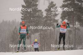 29.11.2018, Lillehammer, Norway (NOR): The Training day in Lillehammer, Karl Geiger (GER), Eric Frenzel (GER)  - FIS world cup nordic combined, training, Lillehammer (NOR). www.nordicfocus.com. © Tumashov /NordicFocus. Every downloaded picture is fee-liable.